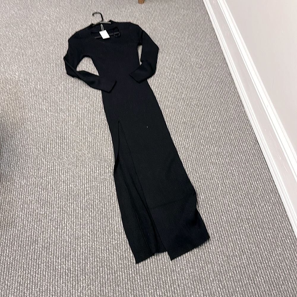 Renamed black stretch dress